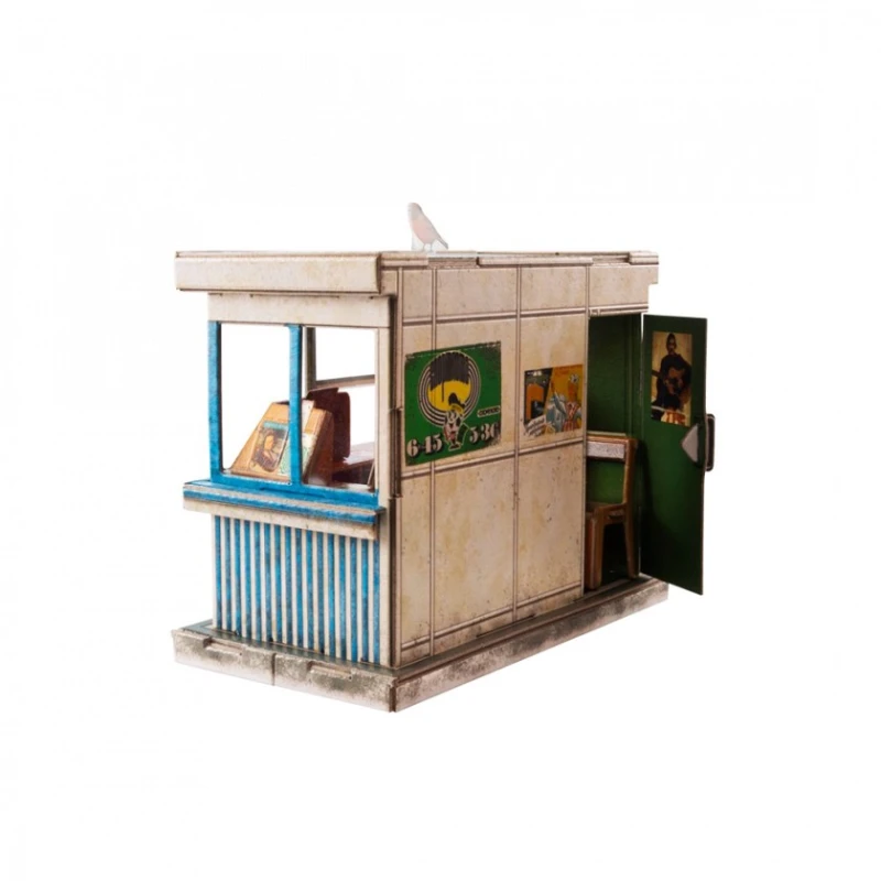 Yığma model UMBUM Союзпечать, qəzet köşkü fənər ilə, 7+ yaş