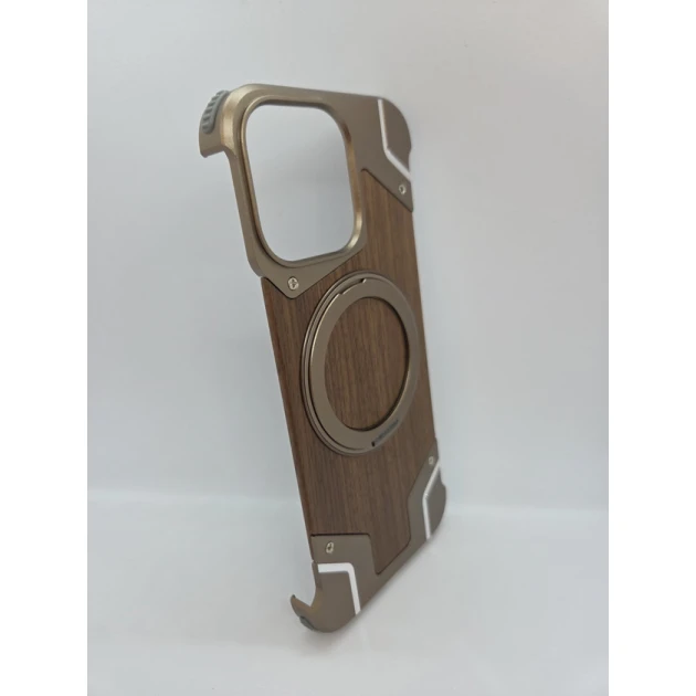 Чехол для Apple iPhone 16 Pro Max, металл, коричневый