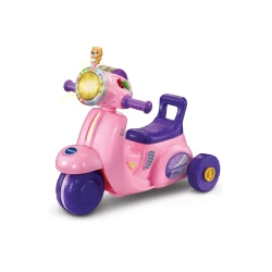 Детский трехколесный самокае Vtech 80-572353, 1-3 лет, розовый