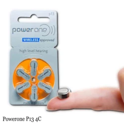 Батарейки для слуховых аппаратов Powerone, P13 4C