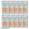 Батарейки для слуховых аппаратов Powerone, P13 4C