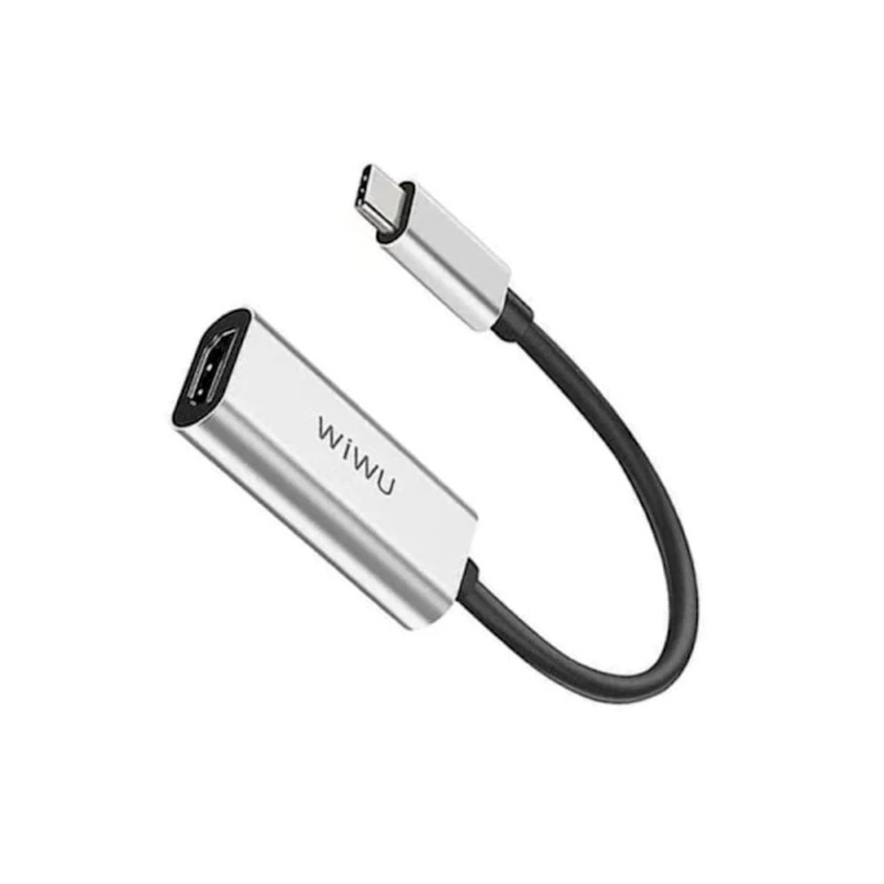 Ötürücü Wiwu Alpha Type C to HDMI USB-C Hub Grey