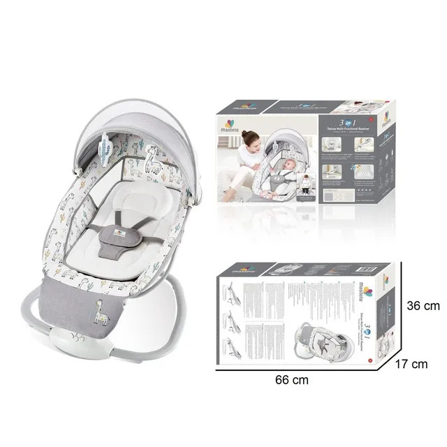 Кресло-качалка Mastela 08207, серая