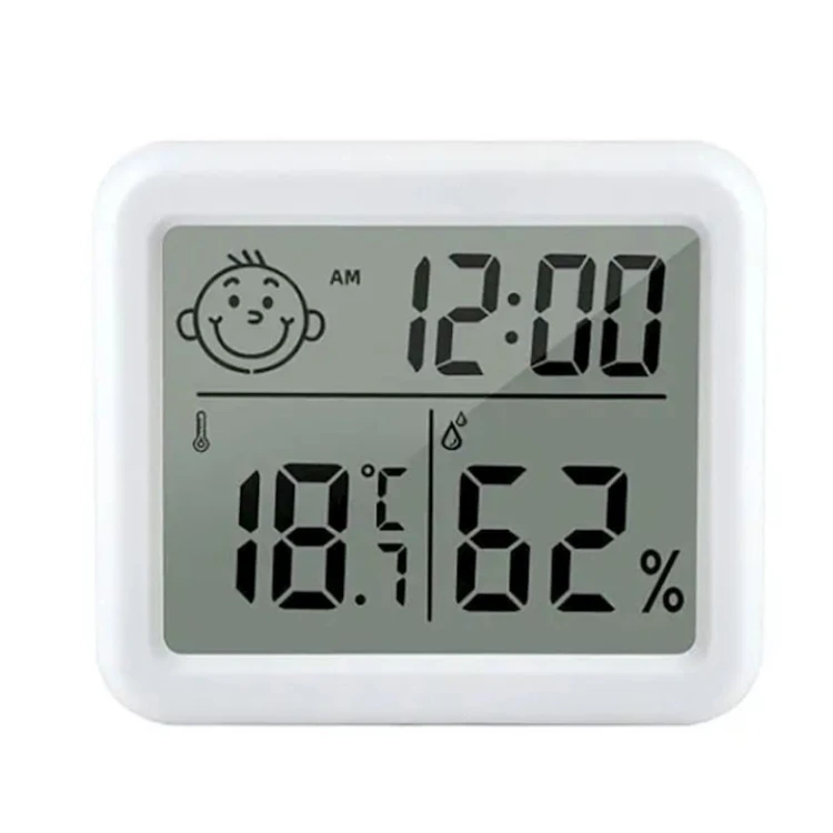Комнатный термометр LED Clock Display Белый Комнатный термометр LED Clock Display Белый