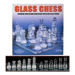 Шахматы Glass Chess 323a_394481584, стекло, 40x40 см