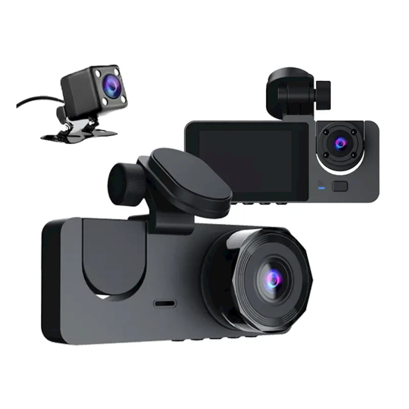 Видеорегистратор YKM Car 3 lens Dash Cam, Black Видеорегистратор YKM Car 3 lens Dash Cam, Black