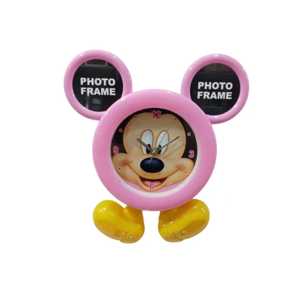 Детские настенные часы SS-025, розовые/черные