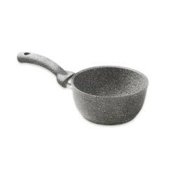 Ковш Accademia Mugnano Cuore di Pietra CPCSS116I, 16 см, алюминий с антипригарным покрытием, серый