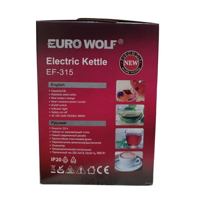 Электрочайник Euro Wolf EF-315 Электрочайник Euro Wolf EF-315