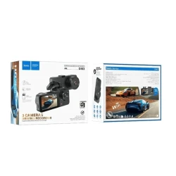 Видеорегистратор Hoco DI63, 3 камеры