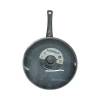 Сковородка HK007, 30 см, гранит, серая