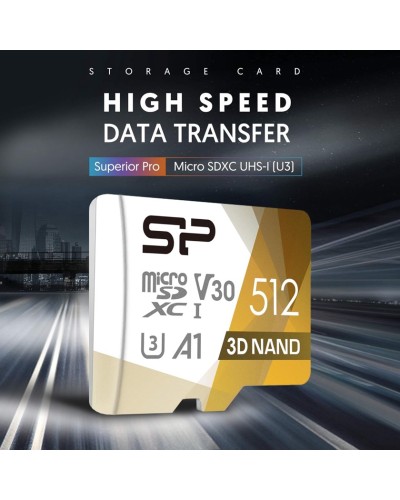 Yaddaş kartı Silicon Power 512GB microSDXC UHS-I Memory Card 4K