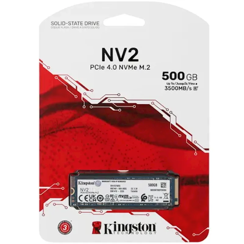 SSD накопитель Kingston NV2 500GB (SNV2S/500G) SSD накопитель Kingston NV2 500GB (SNV2S/500G)