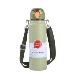 Термос с трубочкой, нержавеющая сталь, зеленый, 800 мл Термос с трубочкой, нержавеющая сталь, зеленый, 800 мл