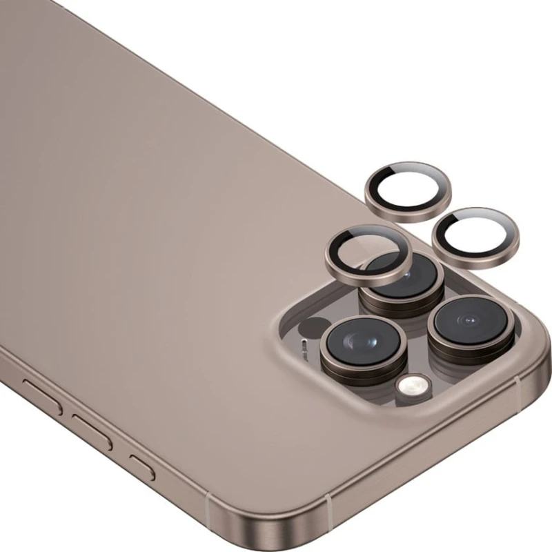 Защитное стекло для камеры Green Lion Classic Camera Lens для Apple iPhone 16 Pro/Pro Max Gold - 6935100192024