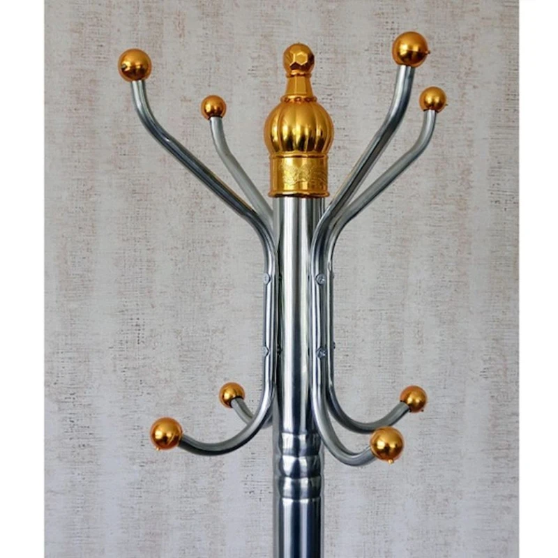 Döşəməüstü asılqan Coat Rack, 172x42 sm, metal/plastik, gümüşü