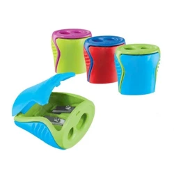 Точилка Maped Boogy двойная, с контейнером, товар в ассортименте