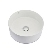 Çanaq Teka Soller Ceramic Round Countertor Banyo, keramika, ağ