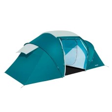 Kempinq çadırı Bestway 68093 Family Ground 4, dördnəfərli, polyester/polietilen, 460x230x185 cm, firuzəyi, 8.909 kq