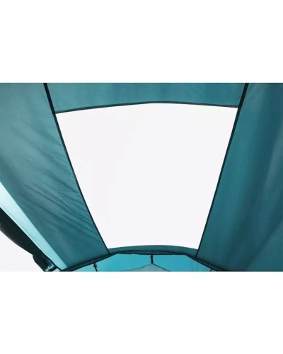 Kempinq çadırı Bestway 68093 Family Ground 4, dördnəfərli, polyester/polietilen, 460x230x185 cm, firuzəyi, 8.909 kq