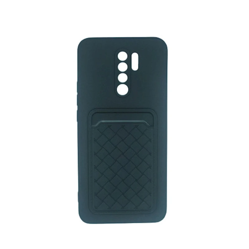 Çexol Silikon Card Case Xiaomi Redmi 9 üçün, Black