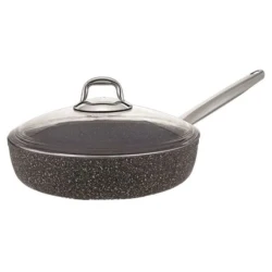 Сковородка Burner Elis Granitech, гранит, серая, 28x6.5 см