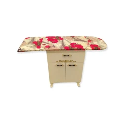 Гладильная доска и комод, кремовый, 122x82x39 см Гладильная доска и комод, кремовый, 122x82x39 см