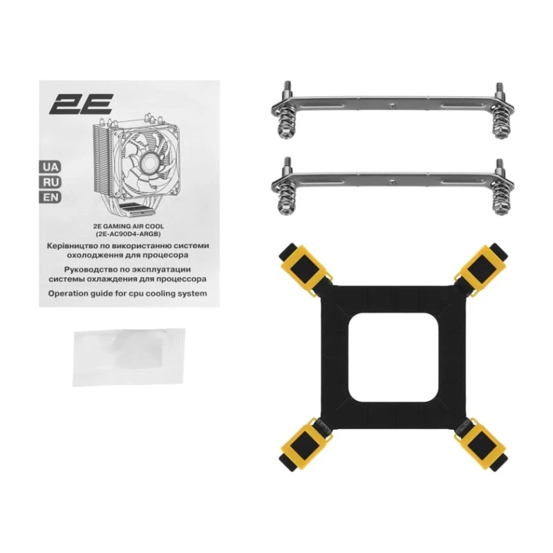 Кулер для процессора 2E GAMING Air Cool AC90D4-RGB (2E-AC90D4-ARGB) Кулер для процессора 2E GAMING Air Cool AC90D4-RGB (2E-AC90D4-ARGB)
