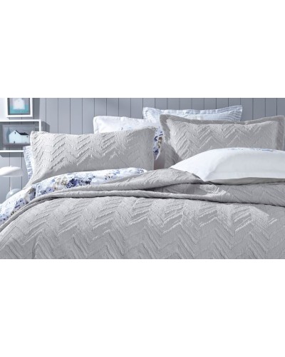 Örtük və yastıq üzü dəsti Yataş Curly, örtük 230х240 sm, yastıq üzü 50x70 sm 2 ədəd, ikinəfərlik, pambıq/poliester, boz