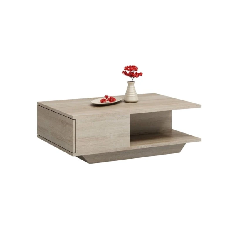 Журнальный стол Art-108, 60x90x40 см, ламинат, светло-коричневый