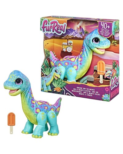 İnteraktiv oyuncaq dinozavr Hasbro Fur Real, 4 yaşdan