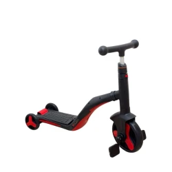 Детский велосамокат ST00035_red, красный/черный