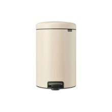 Zibil vedrəsi Brabantia NewIcon, 46.7x29x38 sm, metal, pedallı, 20 l, bej