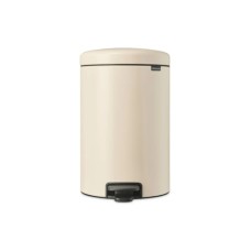 Zibil vedrəsi Brabantia NewIcon, 46.7x29x38 sm, metal, pedallı, 20 l, bej