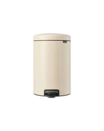 Zibil vedrəsi Brabantia NewIcon, 46.7x29x38 sm, metal, pedallı, 20 l, bej