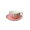 Набор чашек с блюдцами ZGH_00371, 12 шт, розовый Набор чашек с блюдцами ZGH_00371, 12 шт, розовый