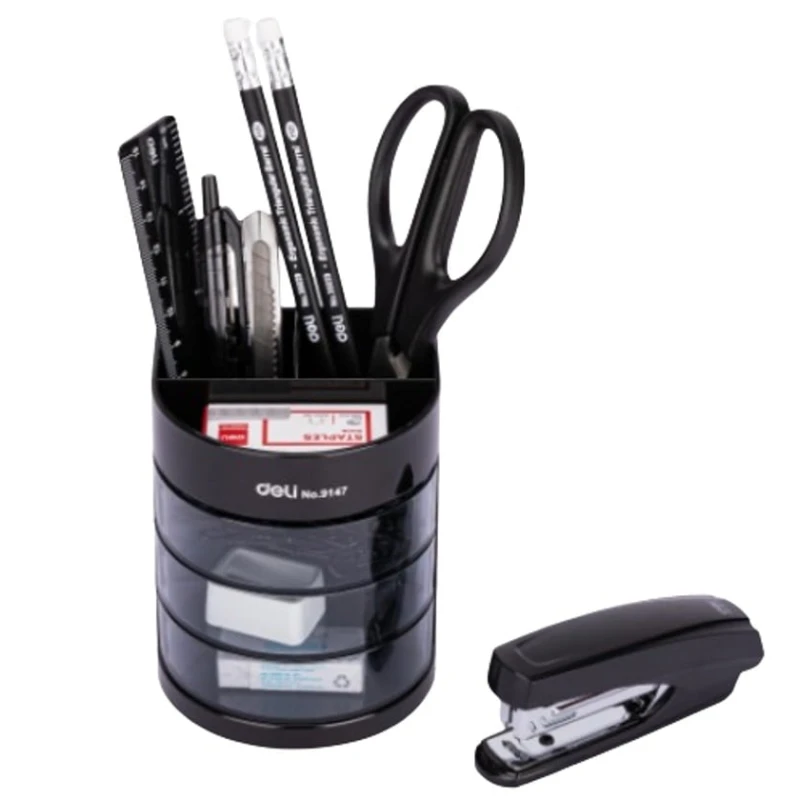 Канцелярский набор Deli 38253, черный Канцелярский набор Deli 38253, черный