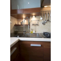 Кухонная мойка Deante Pallas ZSP_0X2C, стекло/нержавеющая сталь, черная, 86x50x20 см