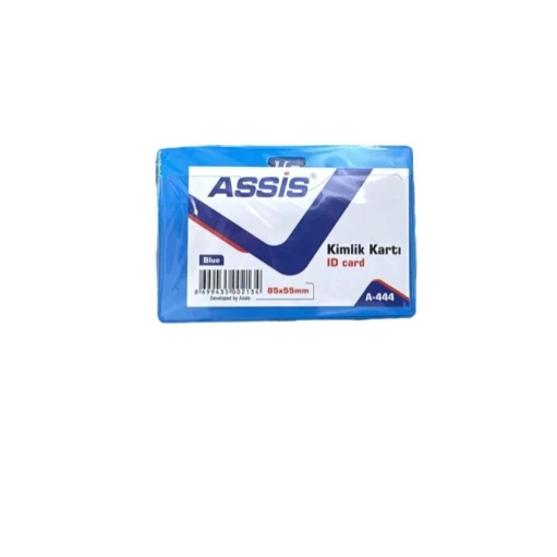 Бейдж Assis, синий, 54x85 мм