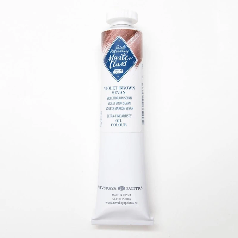 Краска масляная Невская Палитра Мастер-Класс, N 428 Фиолетово-коричневая Севан, 46 мл