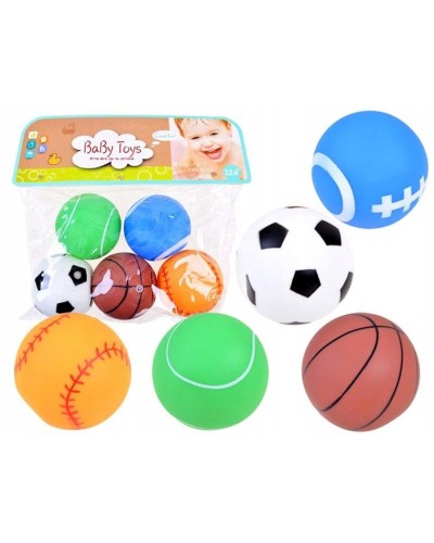 Çimmə üçün oyuncaqlar dəsti Baby Toys Toplar, 12 aydan