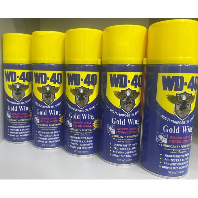 Спрей для удаления ржавчины WD-40 Gold Wing Спрей для удаления ржавчины WD-40 Gold Wing
