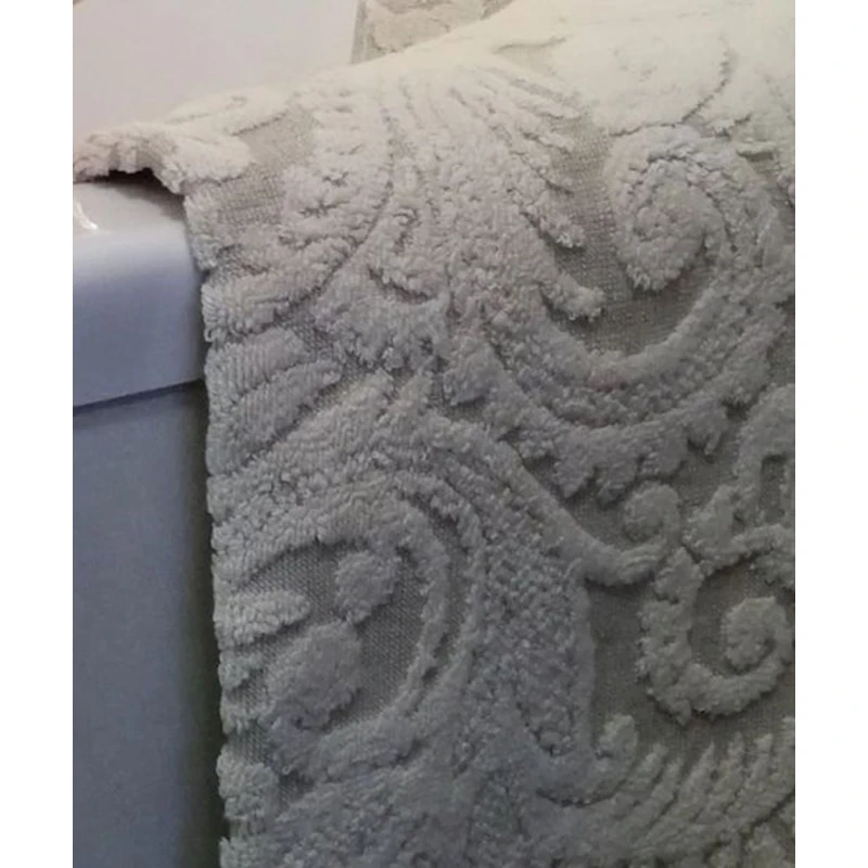 Банное полотенце Hom-me Damascus, хлопок/лен, 70x140 см, бежевое