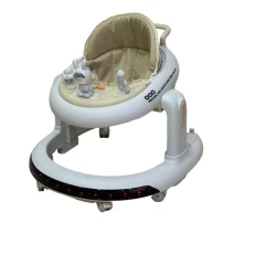 Детская коляска, музыкальная, игровая панель, светящаяся, azr2321 - 5-18 месяцев, бежево-белая Детская коляска, музыкальная, игровая панель, светящаяся, azr2321 - 5-18 месяцев, бежево-белая