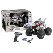 Radio ilə idarə olunan yolsuzluq avtomobili Revell Monster Truck Big Shark 1:16
