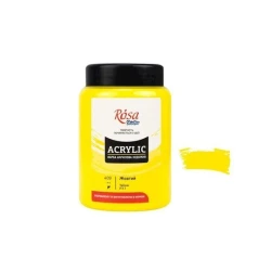 Rəssamlıq akril boya Rosa Studio 409, sarı, 400 ml