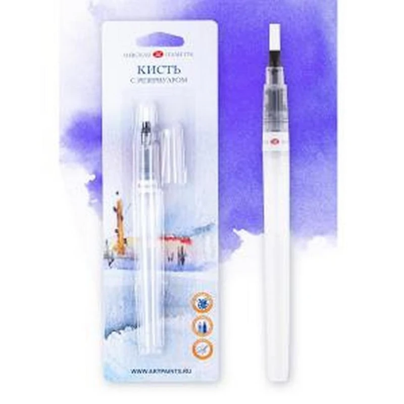 Кисть Невская Палитра с резервуаром, плоская, 5мм Кисть Невская Палитра с резервуаром, плоская, 5мм