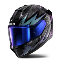 Motosikl dəbilqəsi Shark D-Skwal 3 Blast-R HE0920EKGXM, ölçü M, rəngbərəng