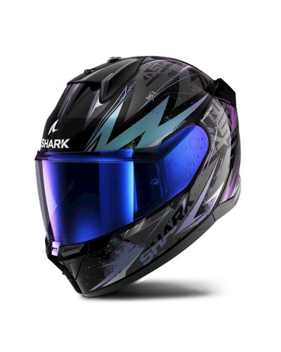 Motosikl dəbilqəsi Shark D-Skwal 3 Blast-R HE0920EKGXM, ölçü M, rəngbərəng