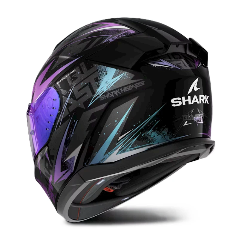 Мотошлем Shark D-Skwal 3 Blast-R HE0920EKGXM, размер M, разноцветный Мотошлем Shark D-Skwal 3 Blast-R HE0920EKGXM, размер M, разноцветный